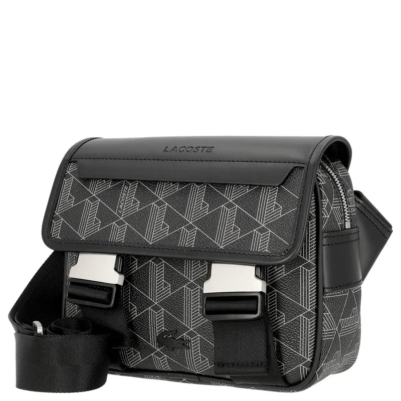 Lacoste The Blend - Umhängetasche 21.5 cm (monogram noir gris)