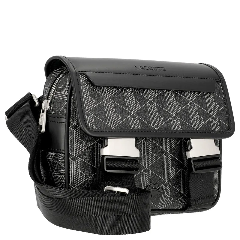 Lacoste The Blend - Umhängetasche 21.5 cm (monogram noir gris)