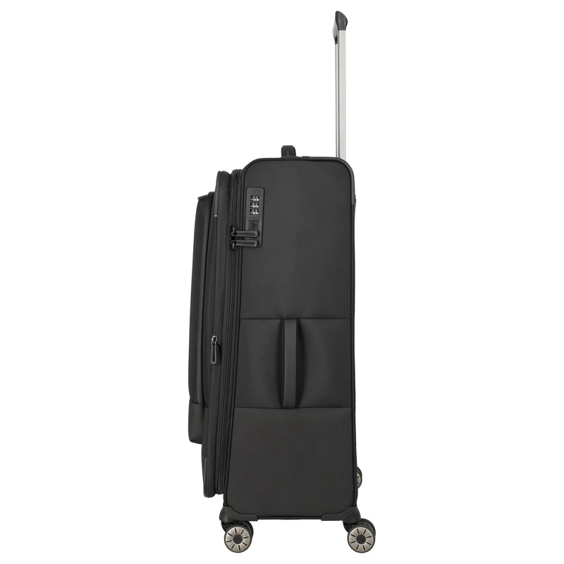 Travelite Crosslite - 4-Rollen-Trolley L 77 cm erw. (black)