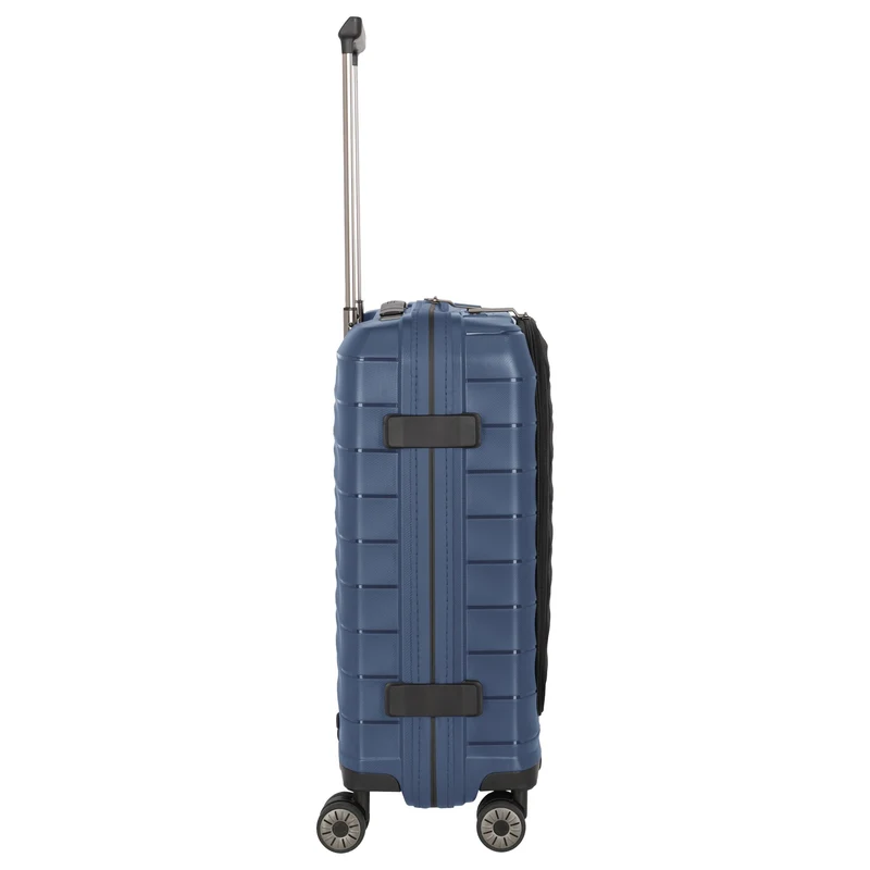 Travelite Mooby - 4-Rollen-Kabinentrolley mit Vortasche S 55 cm (marine)