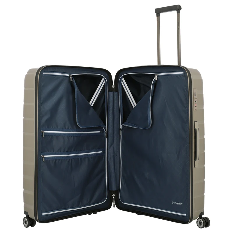 Travelite Air Base - 4-Rollen-Trolley Set 3tlg. erw. (champagner)
