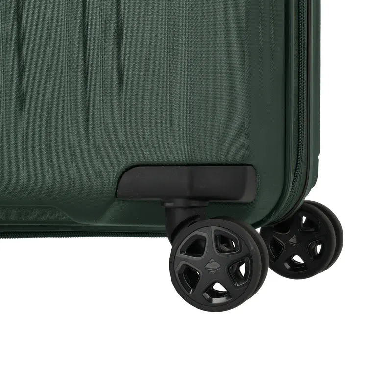 Travelite Dynamiic - 4-Rollen-Trolley L 76 cm erw. (grün)
