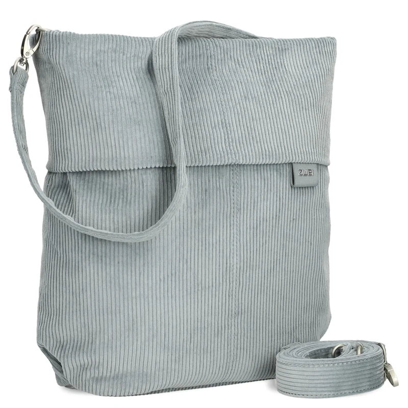 zwei Mademoiselle M12 - Schultertasche 32 cm (cord-sage)