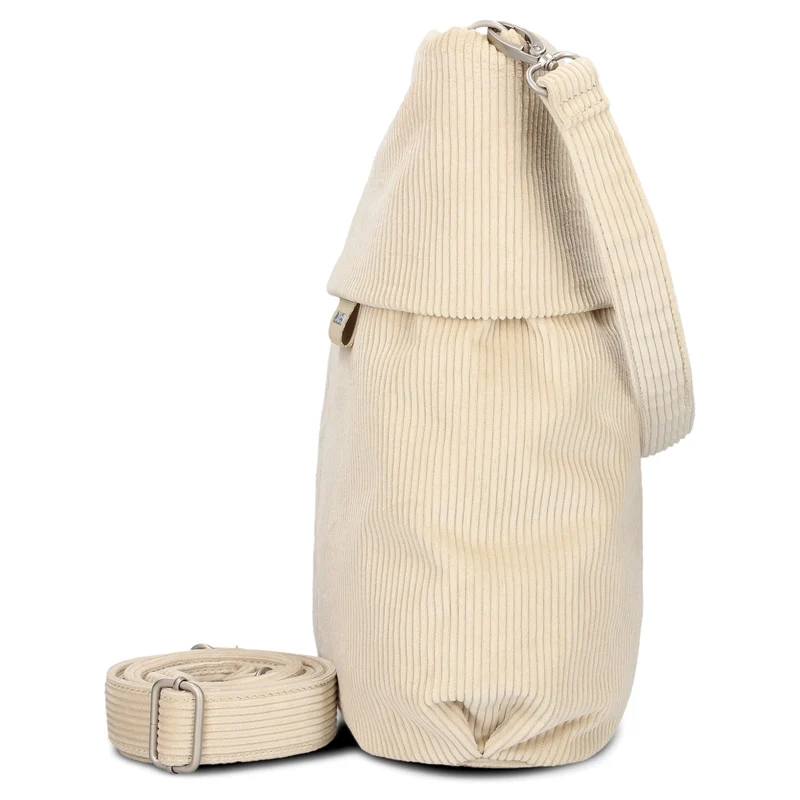 zwei Mademoiselle M12 - Schultertasche 32 cm (cord-creme)
