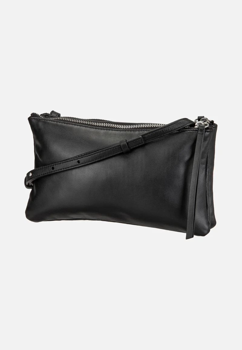 Zena S Indian Sheep Double Black - Crossbody Bag