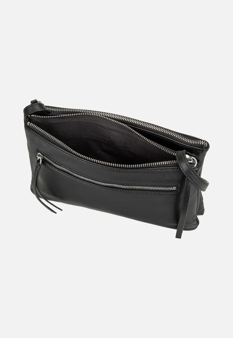 Zena S Indian Sheep Double Black - Crossbody Bag