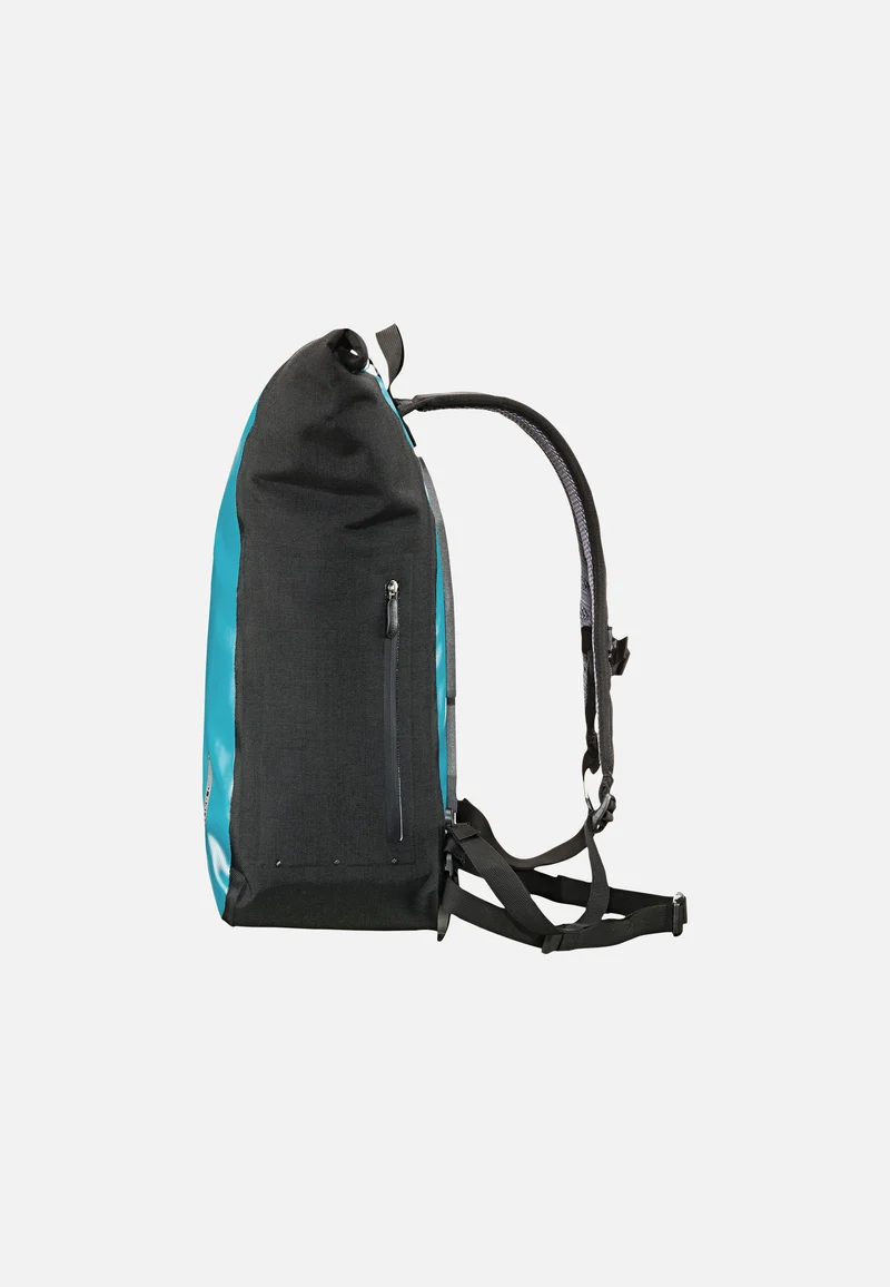 Velocity 29L Petrol Schwarz - Rolltop Rucksack