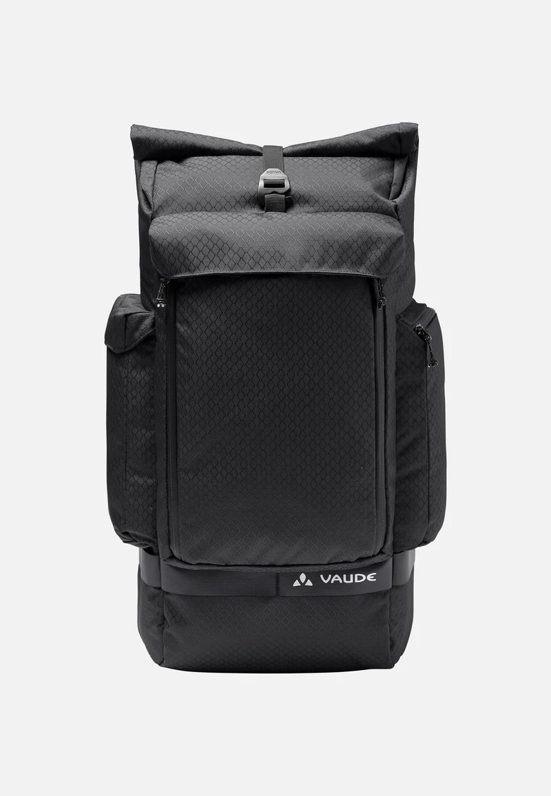 Cyclist Pack Black - Rolltop Rucksack