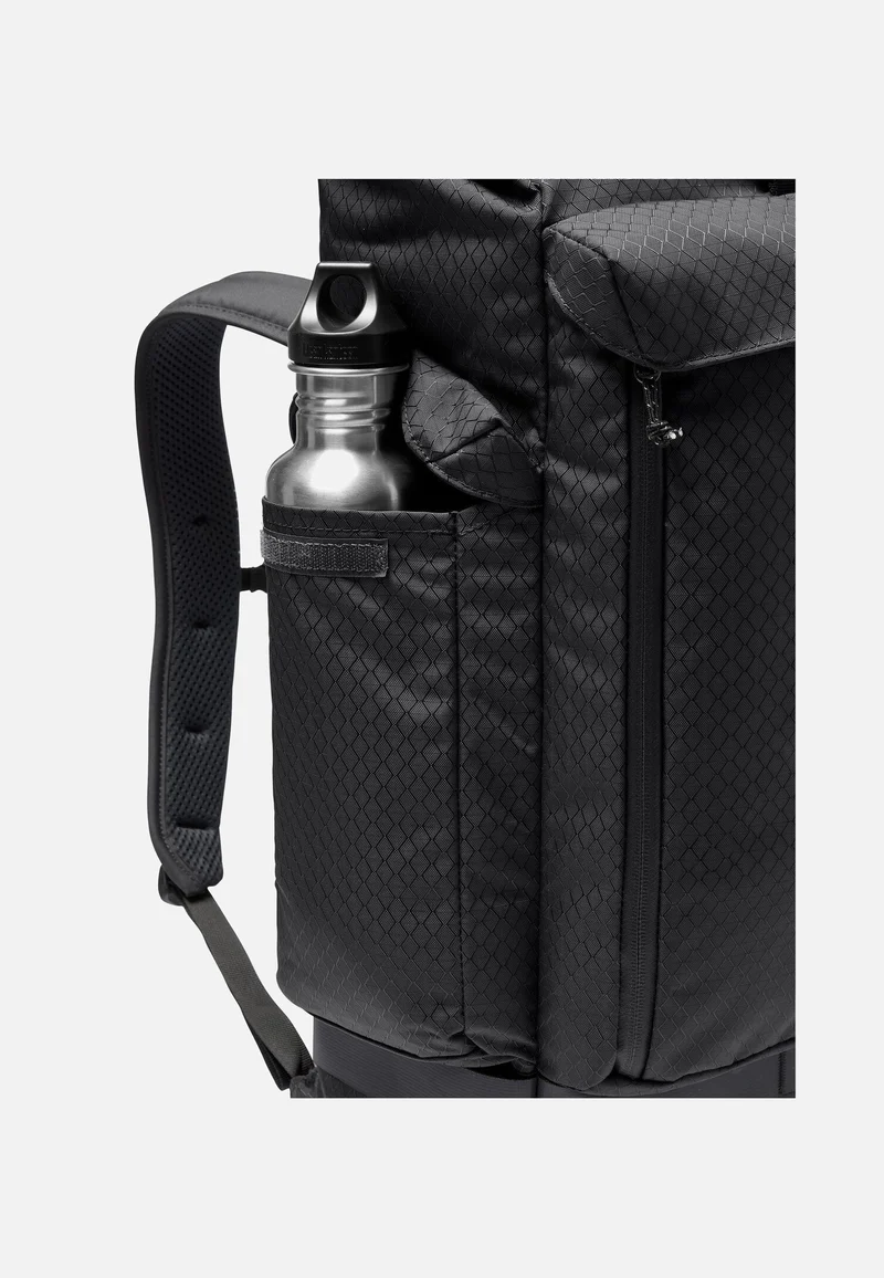 Cyclist Pack Black - Rolltop Rucksack