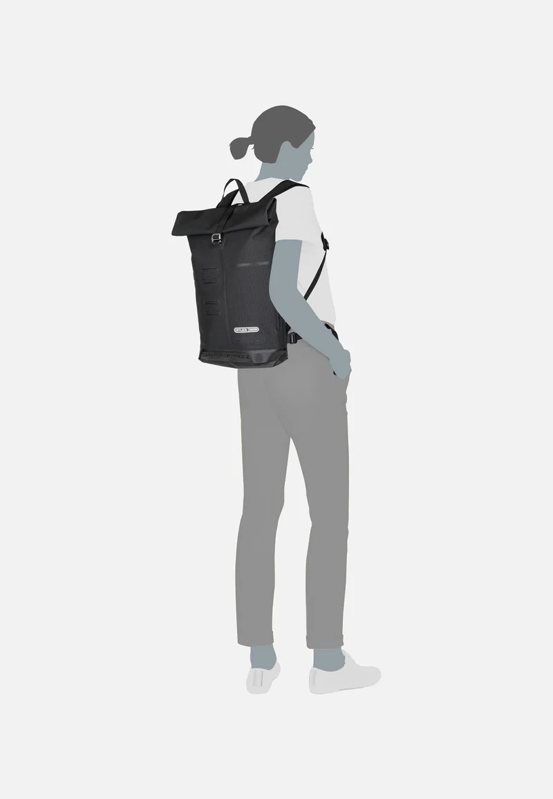 Commuter-Daypack High Visibility Black Reflective - Rucksack