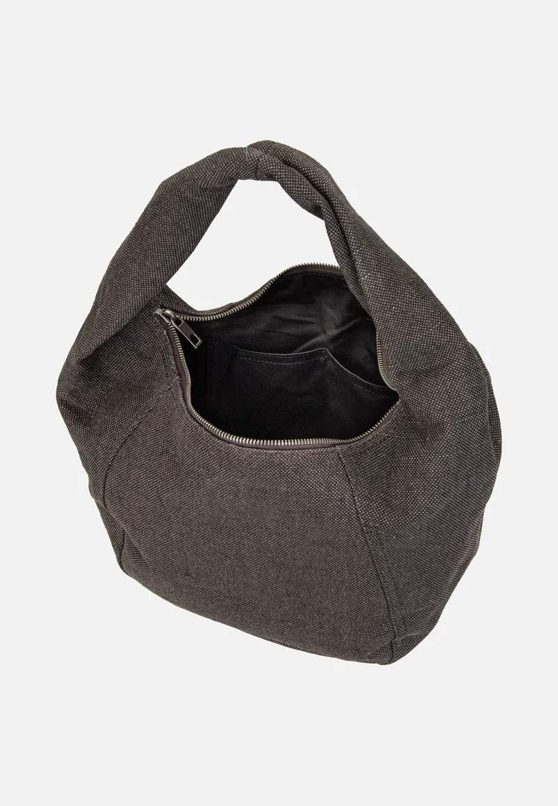 Farrah II Hobo M Heavy Canvas Washed Deep Soil - Hobo Bag