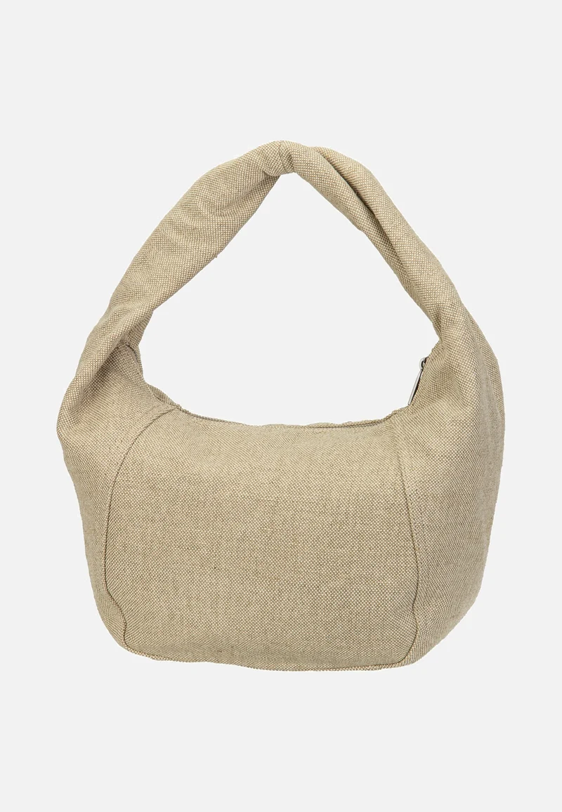 Farrah II Hobo M Heavy Canvas Washed Beige - Hobo Bag