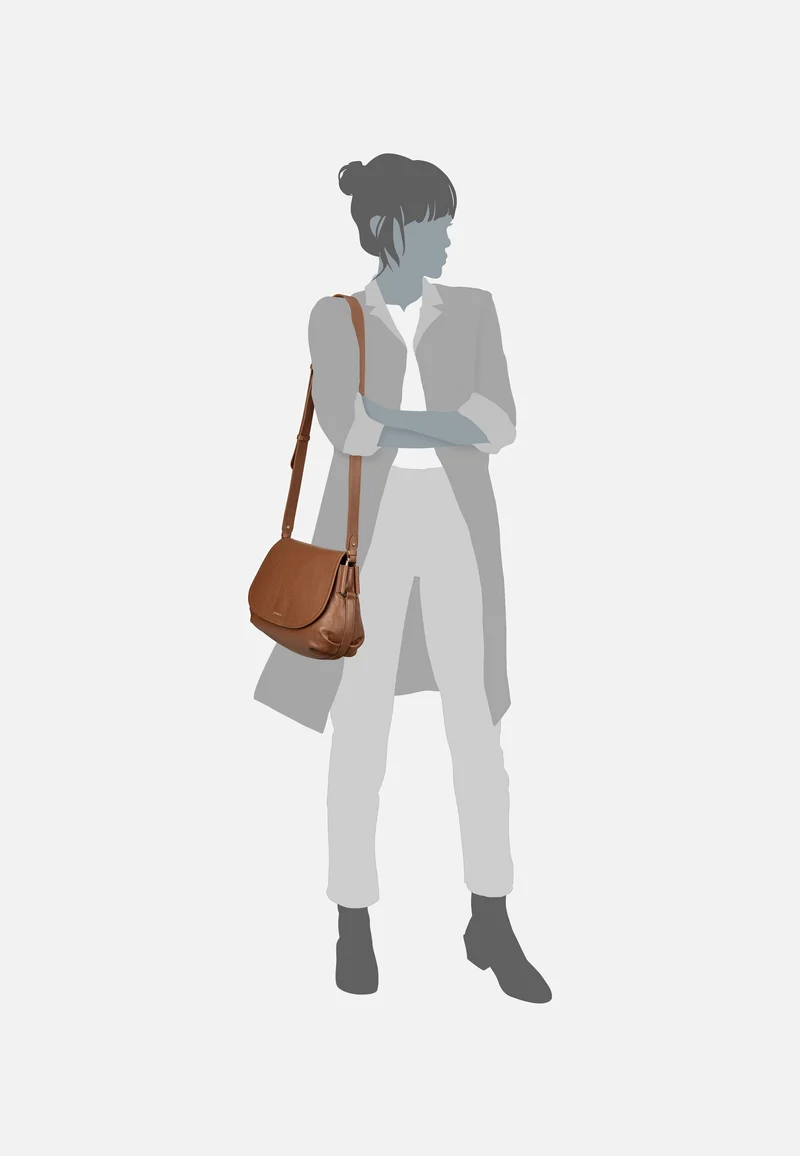 Coccinellerebekka 1501 Cognac - Saddle Bag