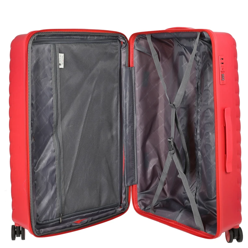 CHECK.IN Sydney- 4-Rollen-Trolley L 76 cm (rot)