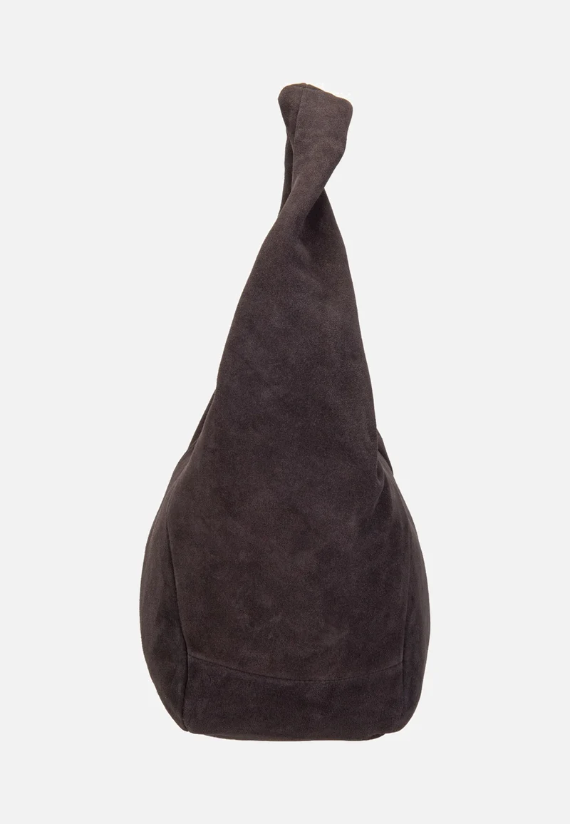 Farrah II Hobo M Hydro Suede Deep Soil - Hobo Bag