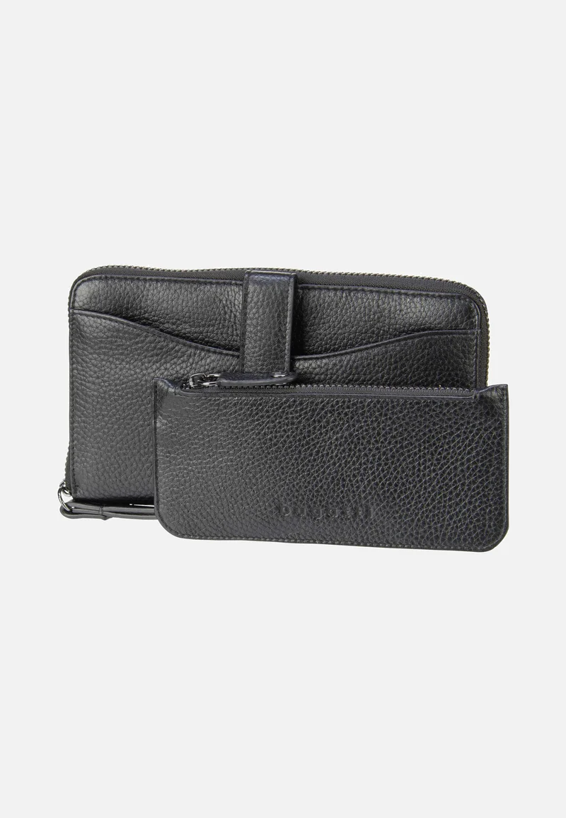 Elsa Long Ladies Zip Key Schwarz - Portemonnaie