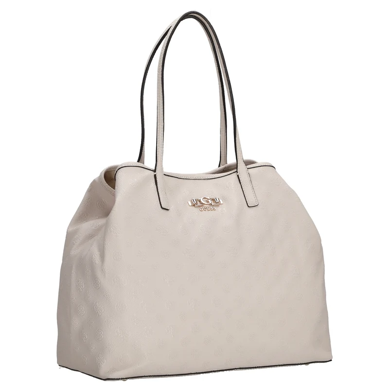 Guess Victtoria Large 2 in 1 Tote - Shopper 50 cm (stone logo)