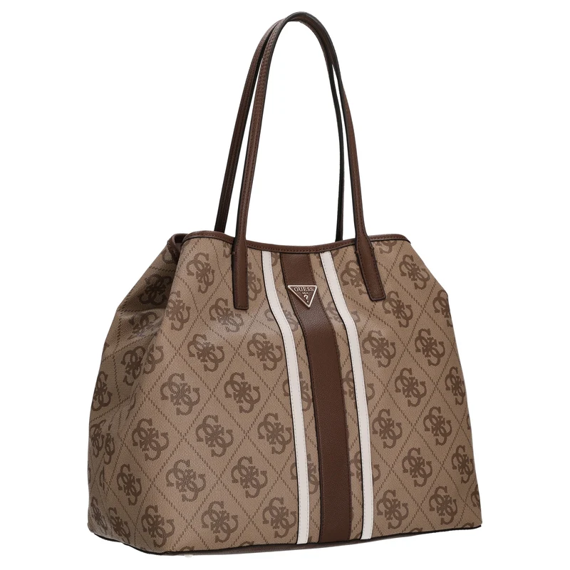 Guess Victtoria Large 2 in 1 Tote - Shopper 40 cm (latte logo/brown)