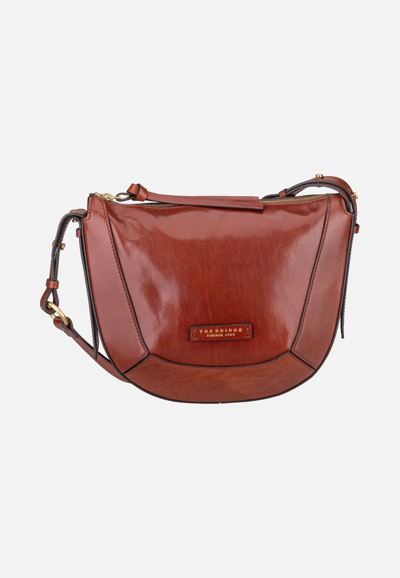 Fedora Crossbody Marrone/Oro - Crossbody Bag