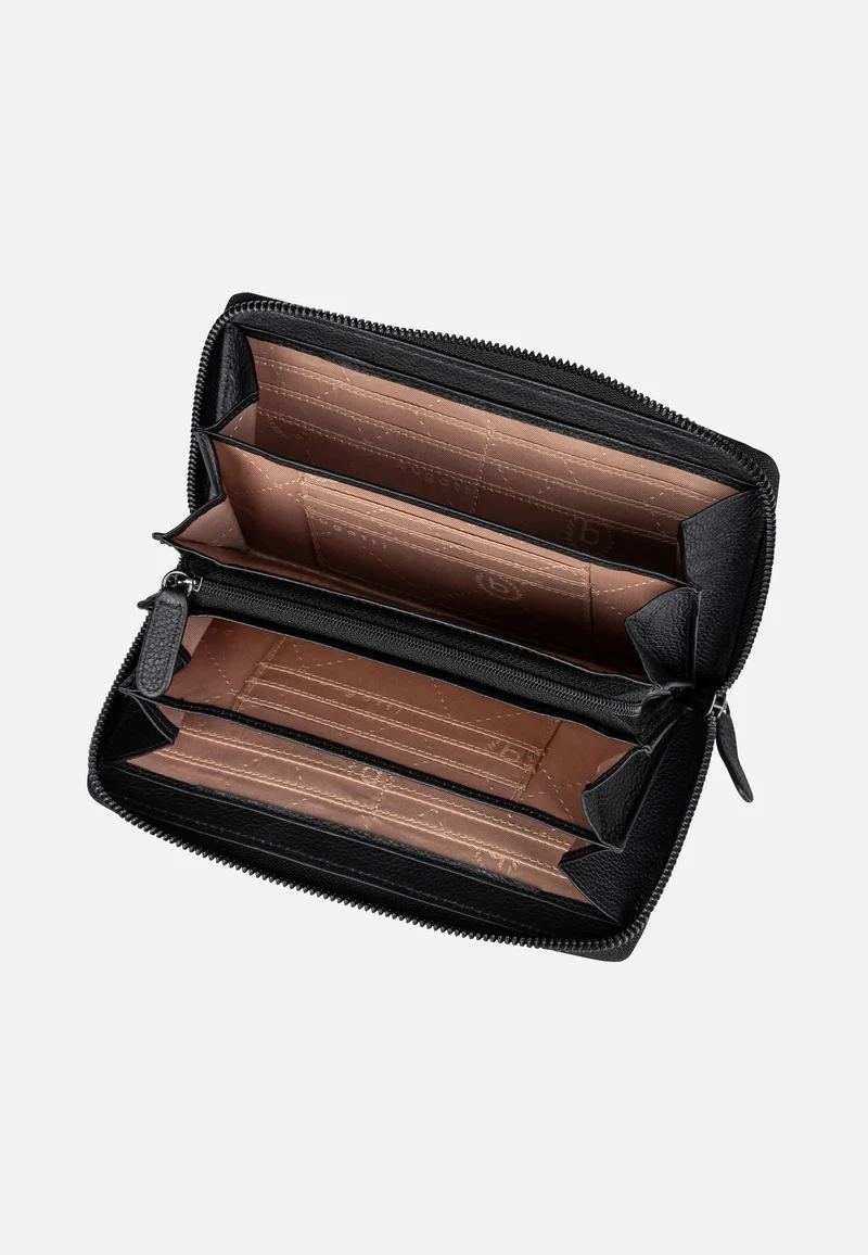 Mira Long Zip 1012 Schwarz - Portemonnaie