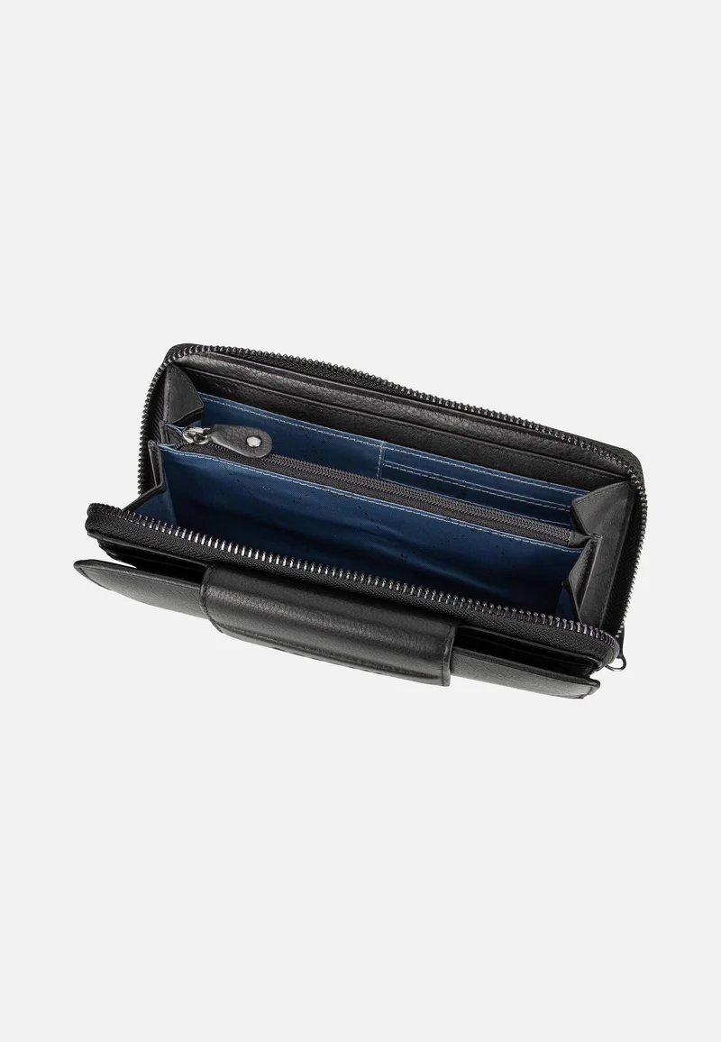 Nome Long Ladies Zip Schwarz - Portemonnaie