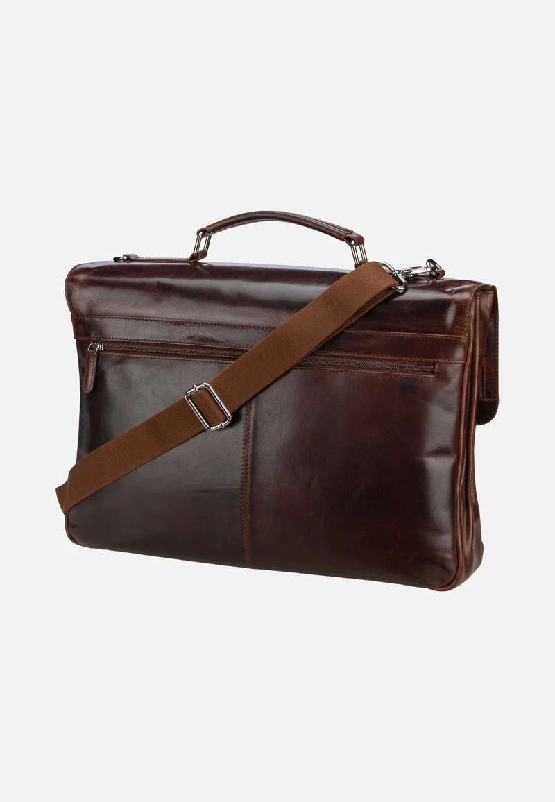 Romano Briefcase Large Brown - Aktentasche