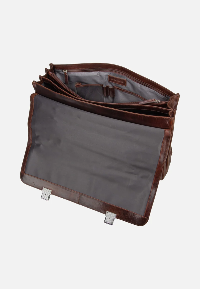 Romano Briefcase Large Brown - Aktentasche