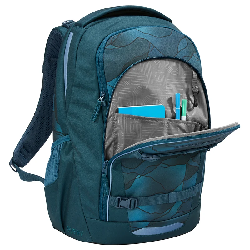 Coocazoo Every - Schulrucksack 44 cm (Cryastal Waves)