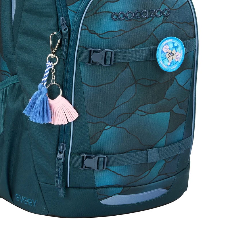 Coocazoo Every - Schulrucksack 44 cm (Cryastal Waves)