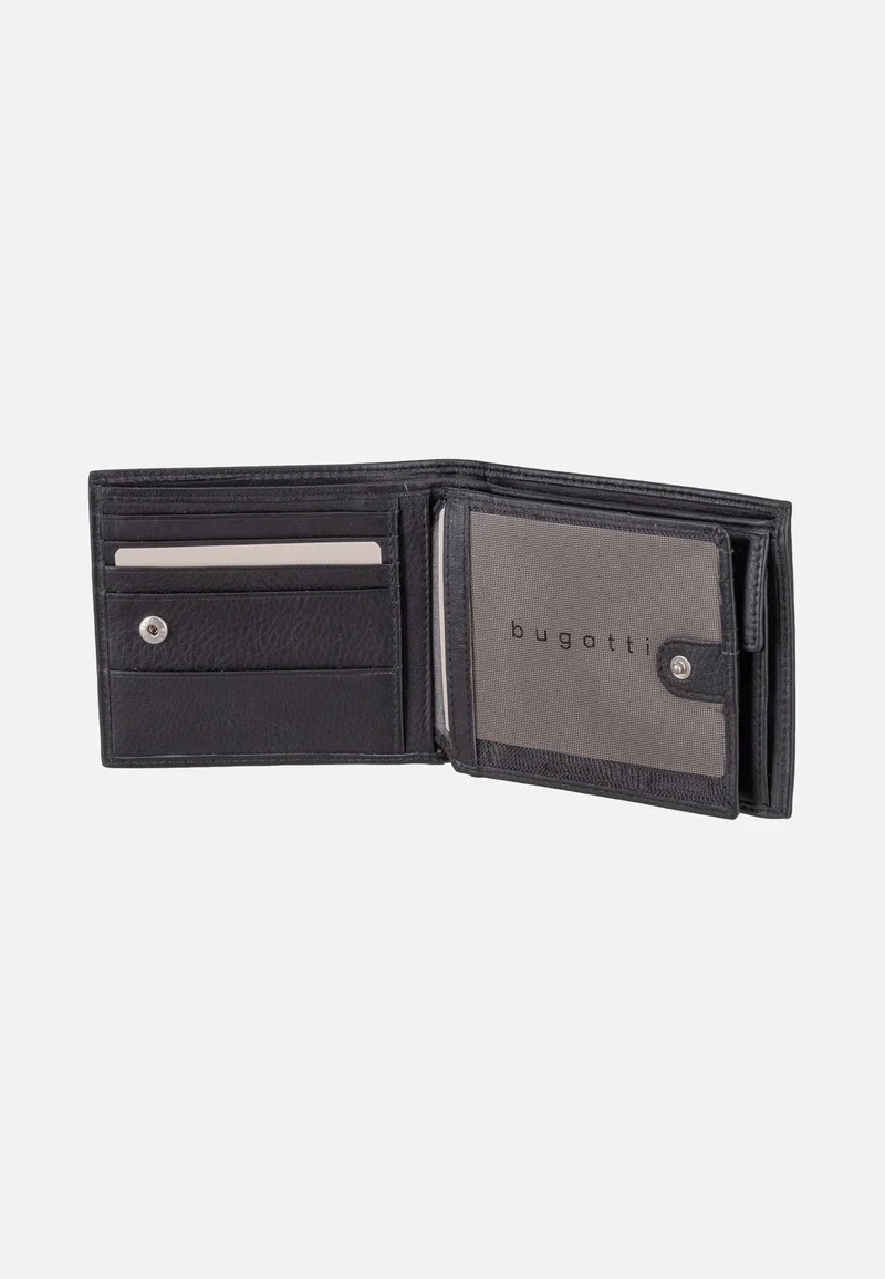 Sempre Wallet With Flap Black - Portemonnaie