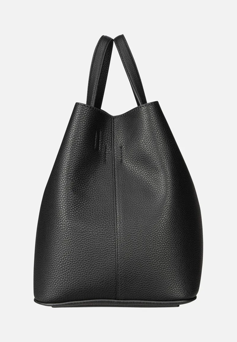 TH Emblem Satchel Black - Tote Bag