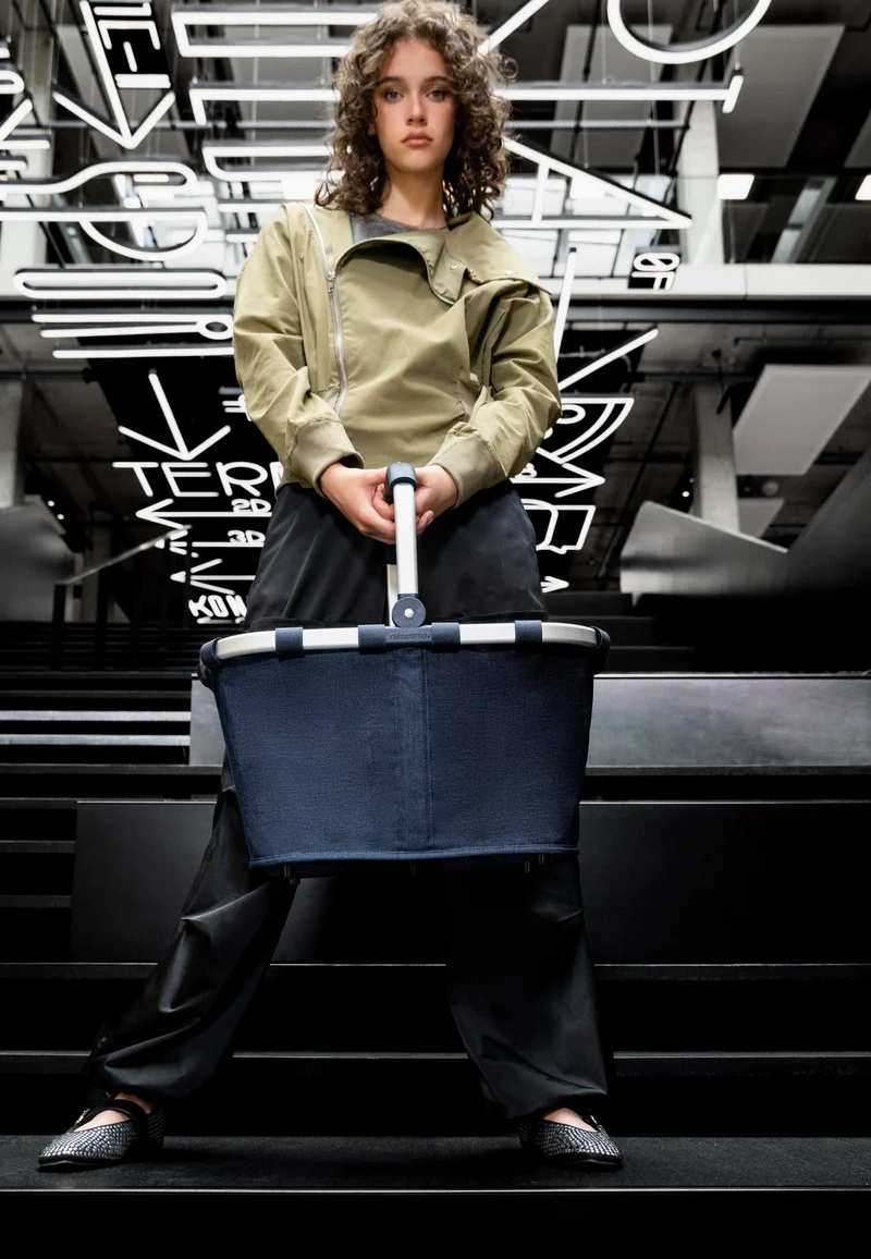 Carrybag Frame Twist Navy - Einkaufskorb