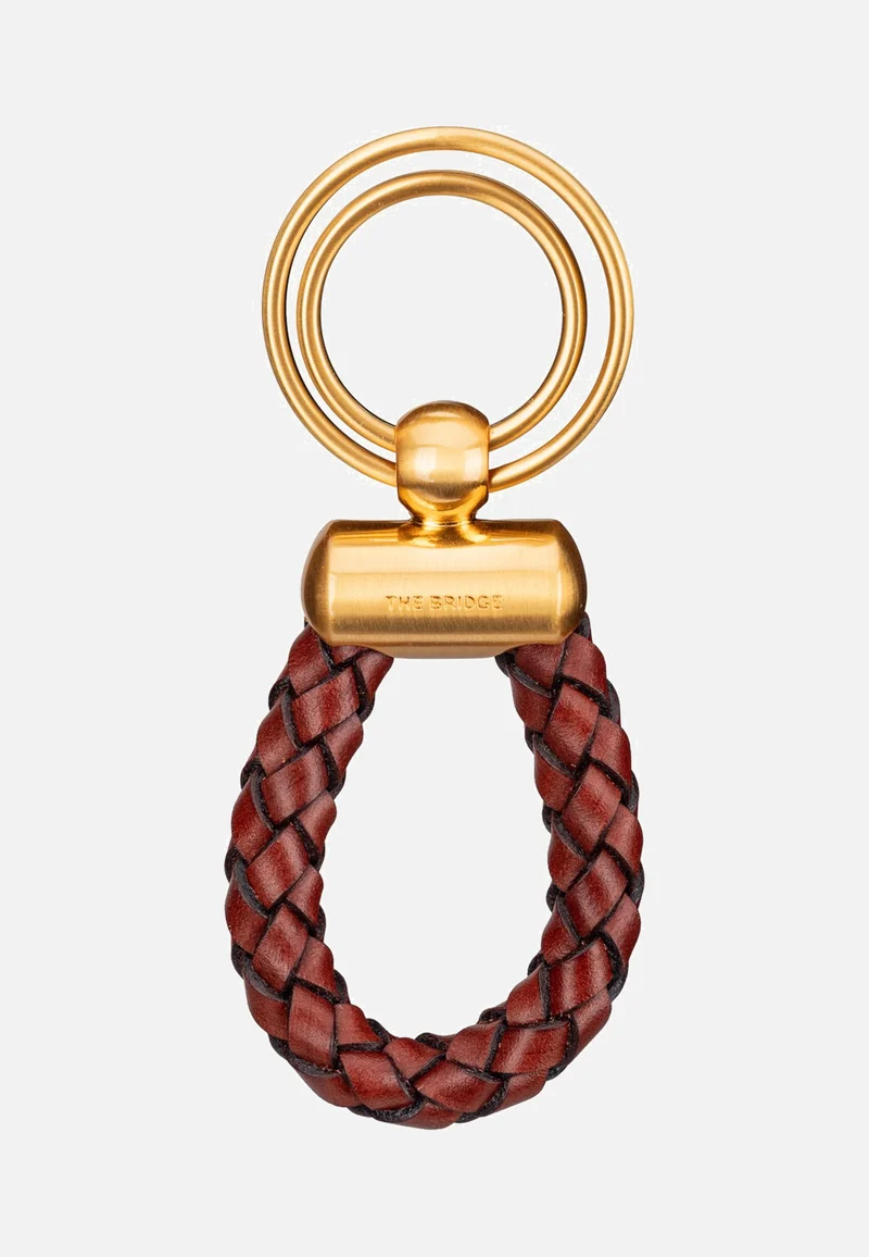 Stouo Key Ring Marrone/Oro - Schlüsselanhänger