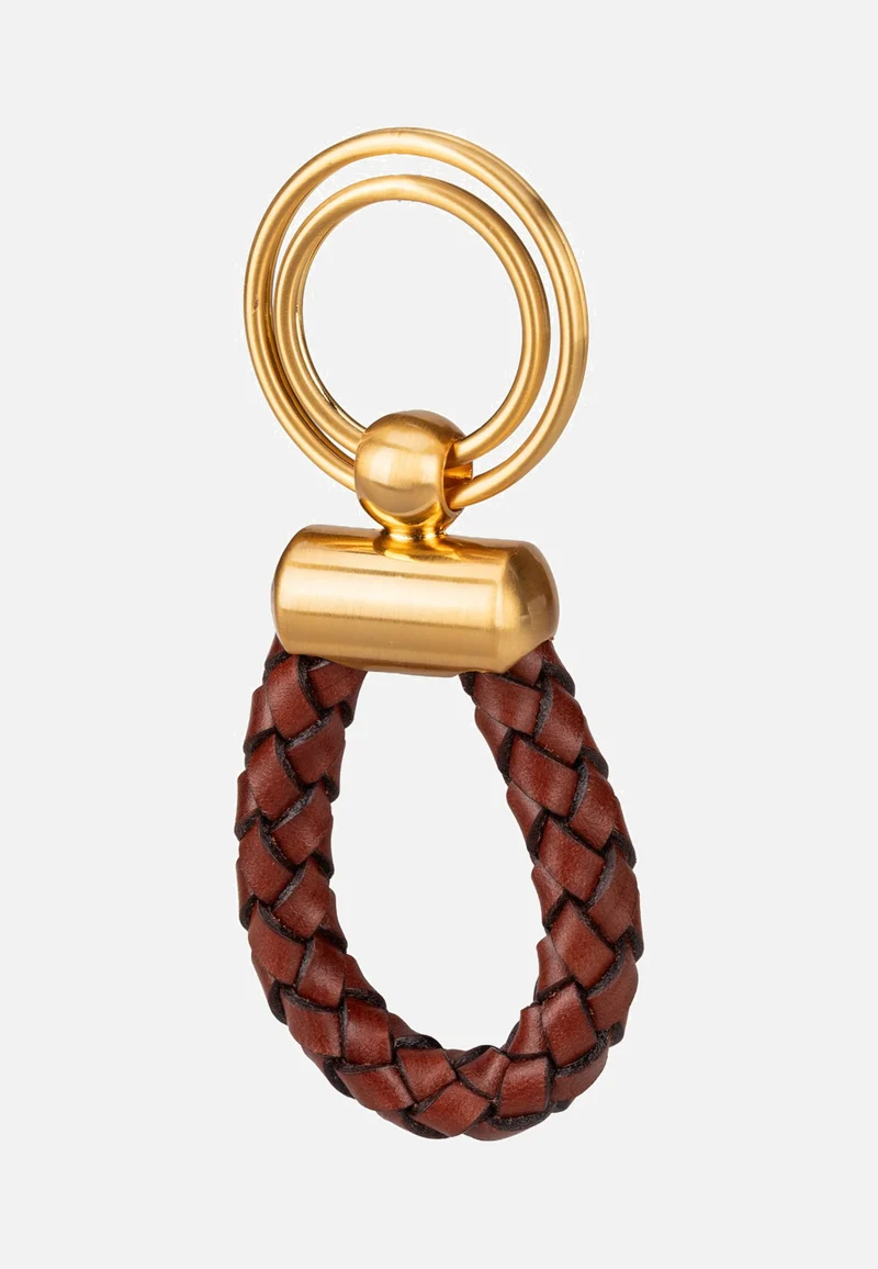 Stouo Key Ring Marrone/Oro - Schlüsselanhänger