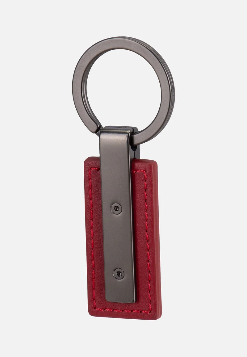 Keyring Metal Bar 28801 Carmine Red - Schlüsselanhänger
