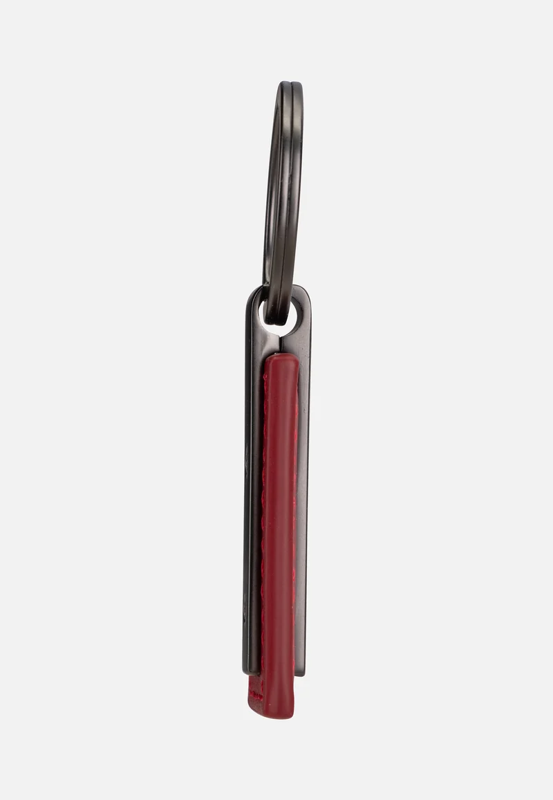 Keyring Metal Bar 28801 Carmine Red - Schlüsselanhänger