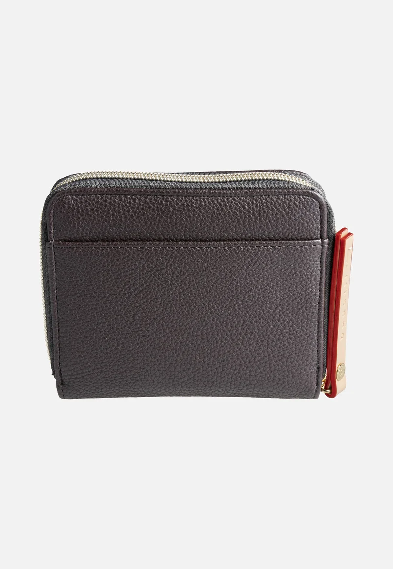 Ella Zipped Ladies Purse Brown - Portemonnaie