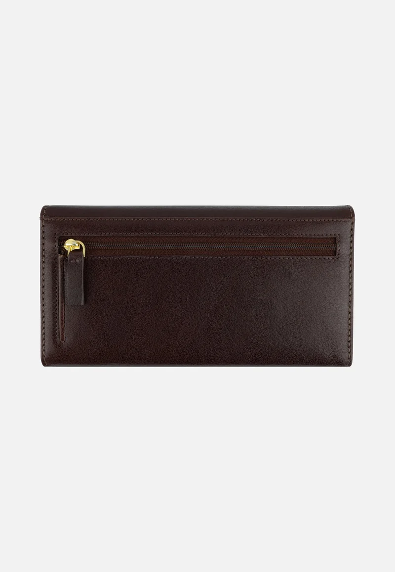 Neaples Ladies Wallet With Flap Brown - Portemonnaie