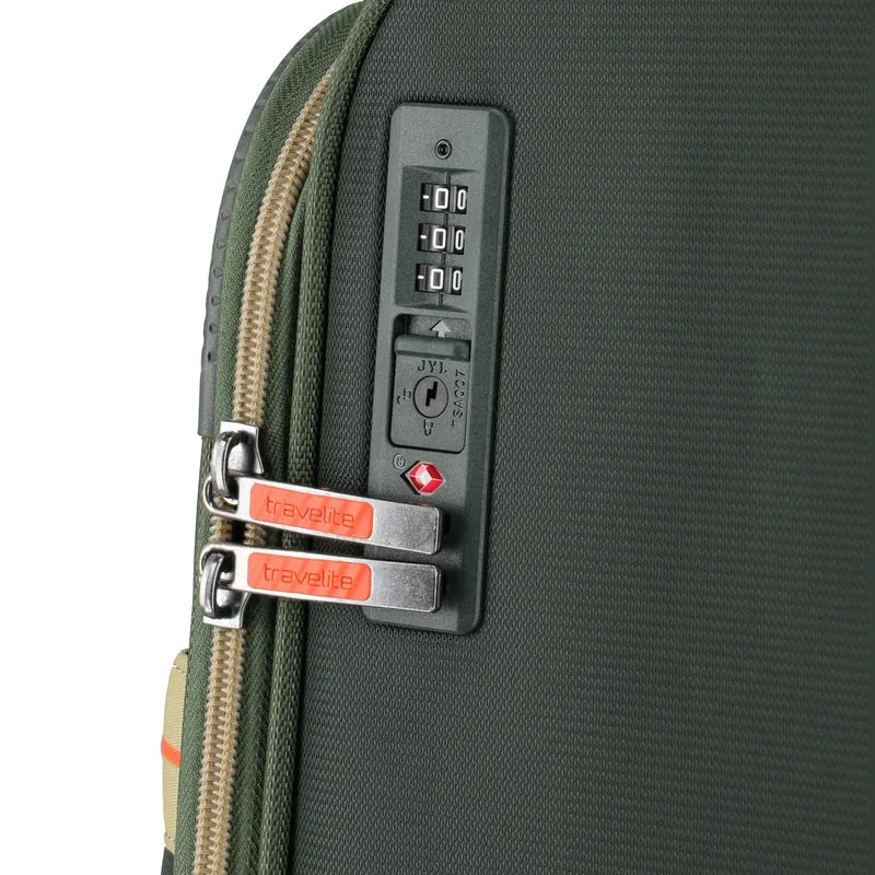 Travelite Color Craze - 4-Rollen-Kabinentrolley S 55 cm (oliv)