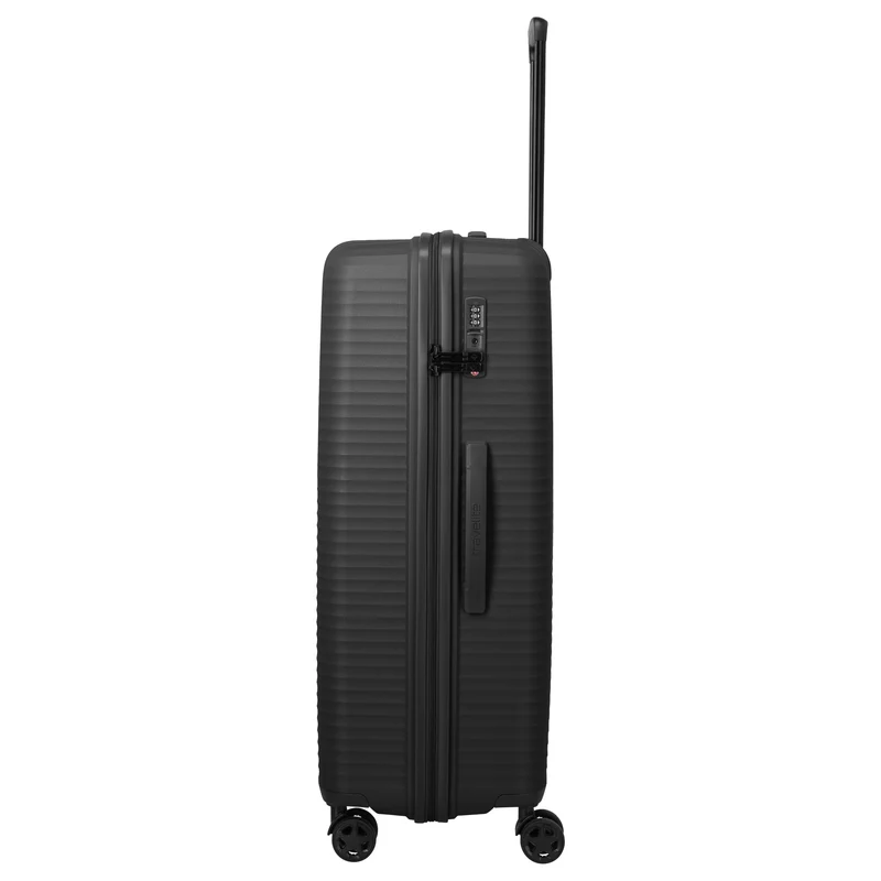 Travelite Air Stripe - 4-Rollen-Trolley Set 3 tlg. (black, Set 3tlg.)