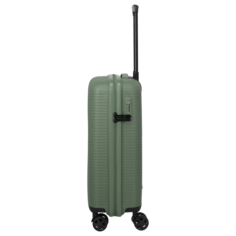 Travelite Air Stripe - 4-Rollen-Kabinentrolley 55 cm (green)