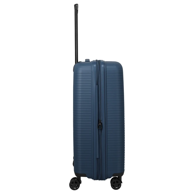 Travelite Air Stripe - 4-Rollen-Trolley 66 cm erw. (navy)