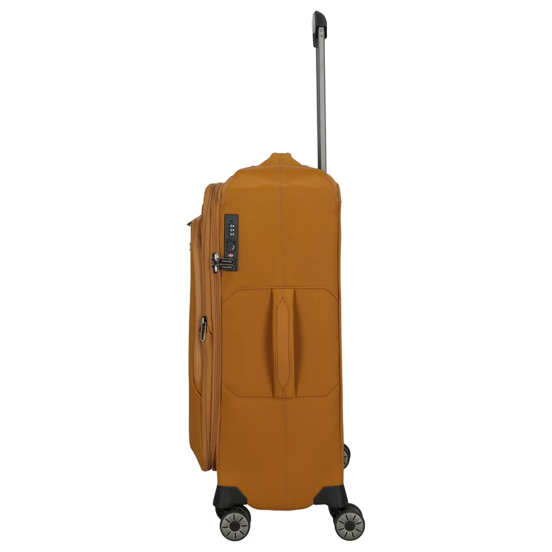 Travelite Priima - 4-Rollen-Trolley M 68 cm (curry)
