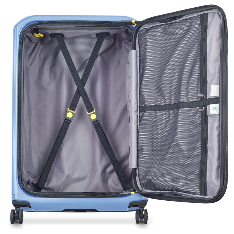 Delsey Paris Securitime - 4-Rollen-Trolley L 77 cm erw. (lavendelblau)