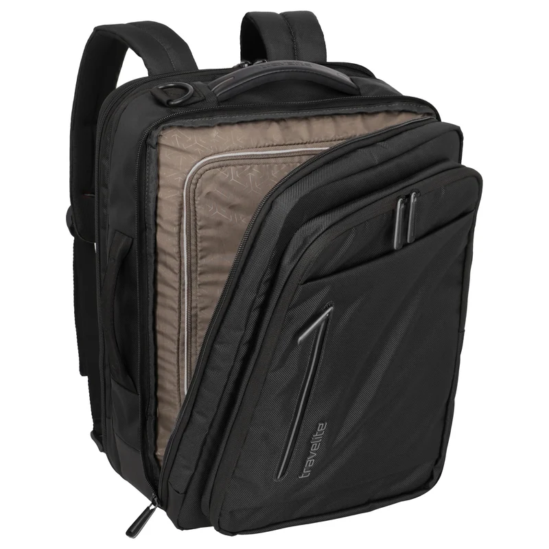 Travelite Crosslite - Bordtasche/Rucksack 43 cm (black)