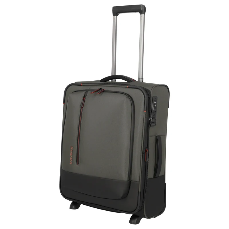 Travelite Crosslite - 2-Rollen-Kabinentrolley S 54 cm erw. (olive)