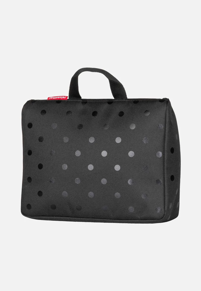 Toiletbag XL Glossy Dots Black - Kulturbeutel
