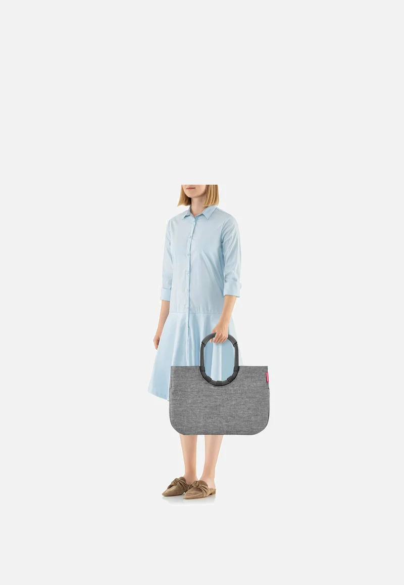 Loopshopper L Twist Silver - Einkaufskorb