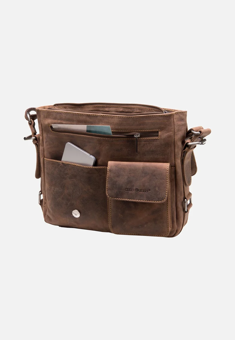 Vintage Revival Messenger 1913 Sattelbraun - Messenger Bag