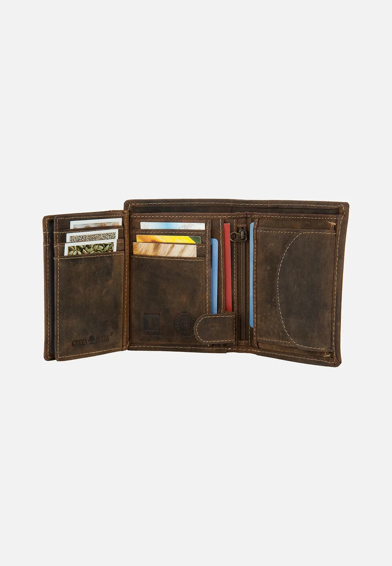 Vintage Save Sattelbraun - Portemonnaie